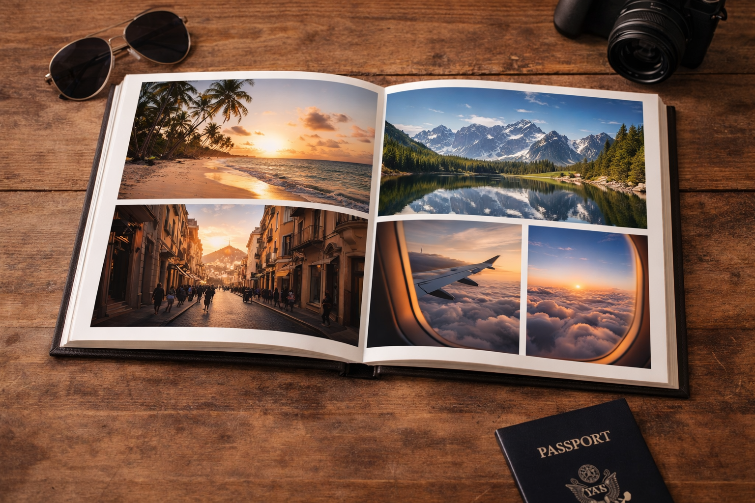 Vacation photobook sample